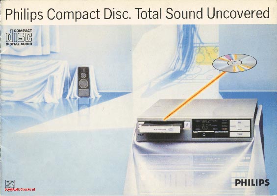 Philips Compact Disc Total Sound Uncovered 1984 English brochure PDF - Philips