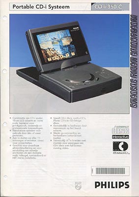 Philips CDI350C portable CDI system 1993 product information PDF - Philips