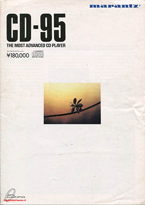 Marantz CD95 cdplayer 1988 Japanese Brochure PDF - Marantz